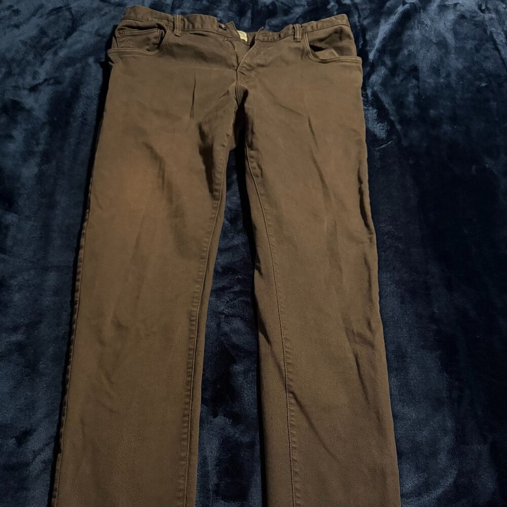 Todd Snyder Brown Slim Fit Jeans